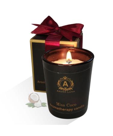 Scented Candles | Miss Coco Scent | Black Jar Collection | Perfect Gifts | Christmas Scents | Aromatherapy Bliss