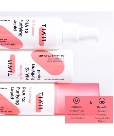 TIAM AC Fighting PHA 12 Purifying Liquid - 80ml for Sensitive & Acne-Prone Skin | International Shipping Available - Buy Online on GoSupps.com