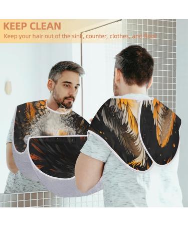 Fox Beard Bib Apron | Beard Hair Catcher for Men | Ideal Gift for Dad & Husband - Father's Day Anniversary Christmas - Includes 2 Suction Cups - Buy Online on GoSupps.com