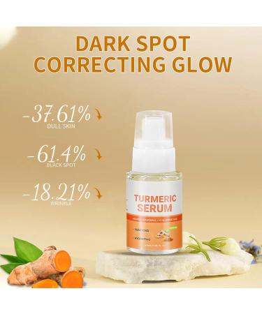 Tbeautfave Turmeric Serum for Dark Spots Face Serum For Women Hydrating Serum For Face &Body Turmeric Serum Anti Aging Serum For Face Reduce Wrinkles skincare for women 30 Ml - Buy Online on GoSupps.com