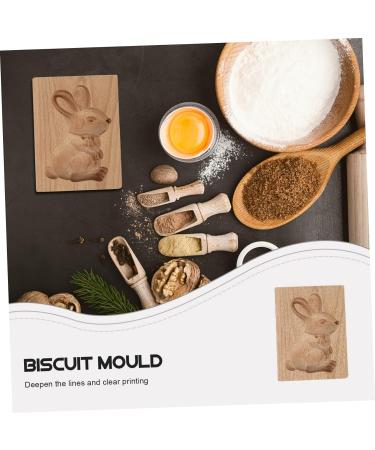 OUNONA 2 Pcs Biscuit Mold Biscuit Moulds Wooden Fondant Wooden Muffin Cups Embossed Cookie Kitchen Cookie Mold Christmas Baking Crackers Wood Chocolate Chinese Decor Log Fudge Small Tools 16X12X2CMx2pcs As Shownx2pcs - Buy Online on GoSupps.com