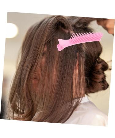 HAPINARY Hair Salon Clip Hair Cutting Clips Hair Styling Clamps Sectioning Clips Grip Clips for Hair Sectioning Haircut Accessories Barber Hair Clips Hair Parting Tools Nonslip Hair Clips 14.20X3.00X2.30CM Pink - Buy Online on GoSupps.com