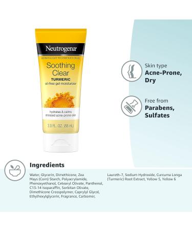 Buy Neutrogena Soothing Clear Gel 3 Fl Oz - Fast International Shipping | Clear Skin Solution - Buy Online on GoSupps.com
