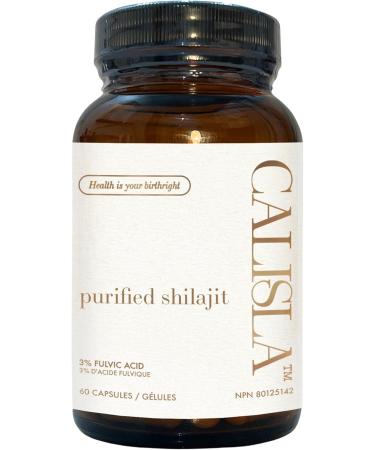 Calisla Shilajit Capsules 2-month Supply (500mg of Purified Shilajit) - Fulvic Acid - Buy Online on GoSupps.com