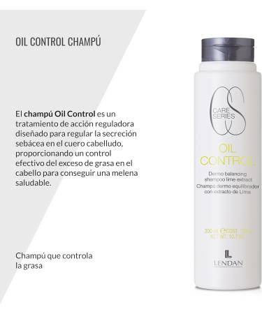 LENDAN - Anti-grease shampoo - Oil Control Shampoo - 300 ml - For oily scalp - Lime extract - Regulates the sebaceous section - Dermo balancing - Gentle cleansing - Buy Online on GoSupps.com