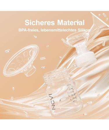 NCVI Manual Breast Pump - 150 ml BPA-Free Bottle for Gentle & Effective Breastfeeding - Ideal Manual Pump for New Moms - Buy Online on GoSupps.com