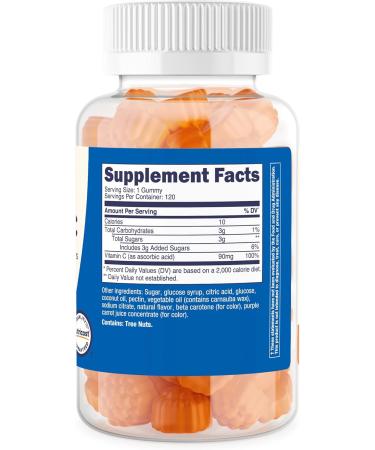 Nutricost Kids Vitamin C Gummies (90mg) - 120 Gummies - Gluten-Free with Natural Flavors and Colors - Buy Online on GoSupps.com