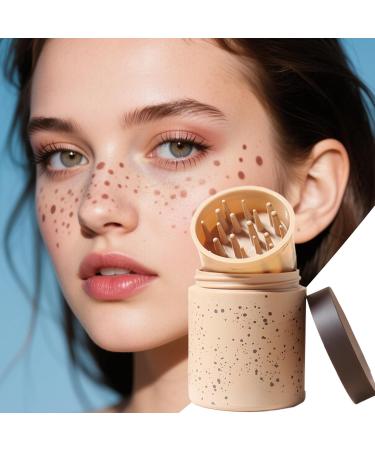 Lunaobrik Speckle Stamp Waterproof Fake Freckle Stamp 7 Grams Natural Looking Fast Drying Coverage Blemishes Sun Kissed Makeup for Women - Buy Online on GoSupps.com