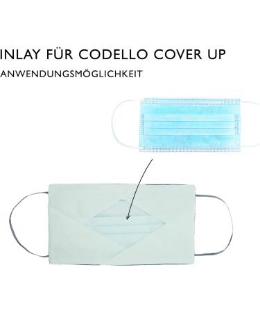 CODELLO Women's Pure Cotton Blue Mouth Nose Mask - One Size | International Shipping Available - Buy Online on GoSupps.com