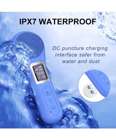 Rechargeable Silicone Face Scrubber - Waterproof Electric Facial Brush for Deep Cleaning & Massaging | Ideal Gift for Men & Women - Buy Online on GoSupps.com