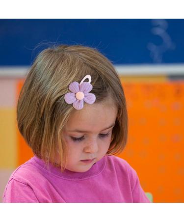 2 Pieces Of Girls' Hair Bands 2 Pieces Of Flower Hairpins Ladies' Purple Accessories Girls' Elastic Hair Bands Solid Color Hair Bands Girls' Dress-Up Hair Bands - Buy Online on GoSupps.com