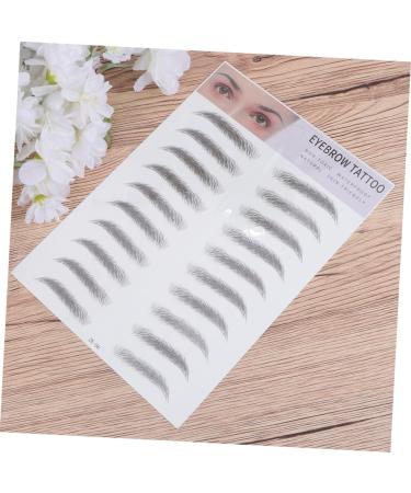 FRCOLOR 2pcs 3d Eyebrow Stickers Cosmetology Kit Brow Makeup Grooming Shaping Eyebrow Shape The Lazy Man - Buy Online on GoSupps.com