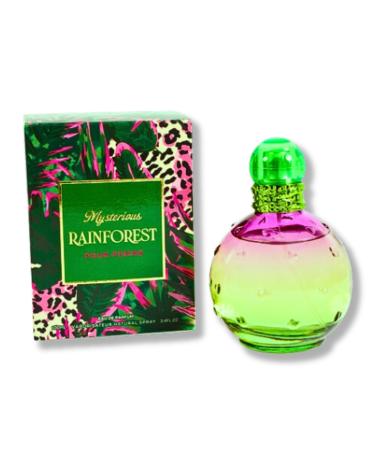 MYSTERIOUS RAINFOREST POUR FEMME EAU DE PARFUM 3.4 FL. OZ. Floral Fruity Gourmand fragrance for Women.