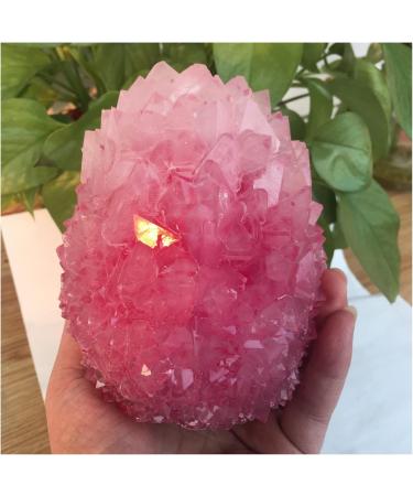 Natural Crystal Rough Crystal Cluster Rare and Beautiful Rose-Colored Quartz Crystal Cluster specimens Stones 900-1000g - Buy Online on GoSupps.com