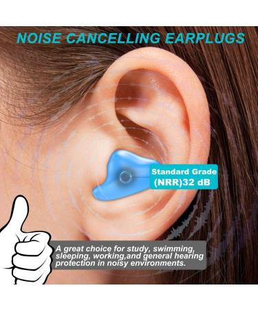 54 Reusable Silicone Moldable Ear Plugs for Sleeping Swimming Noise Cancelling | Ideal for Travel Shooting Concerts & More - Buy Online on GoSupps.com