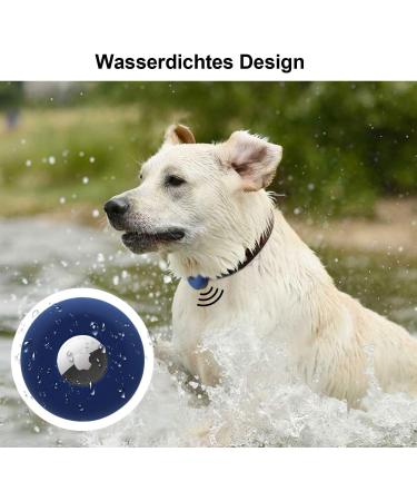 Shop Linteker Protective Cover for Apple Airtag - Durable Black & Blue GPS Case for Dog & Cat Collars | Pet Accessories - Buy Online on GoSupps.com