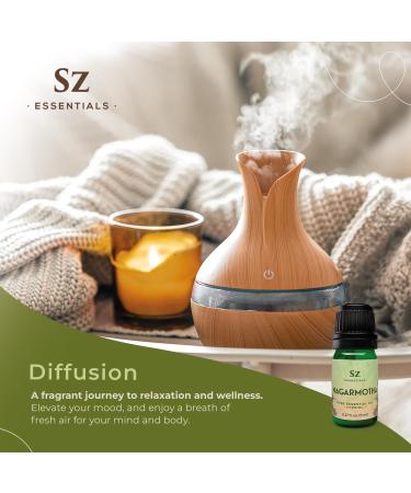 Sz Essentials - Nagarmotha Essential Oil (Cyperus Scariosus/Cypriol) - 100% Pure & Undiluted - Deep Earthy and Woody Scent with Smoky & Spicy Undertones - Therapeutic Grade & Vegan - 0.17 oz (5ml) - Buy Online on GoSupps.com