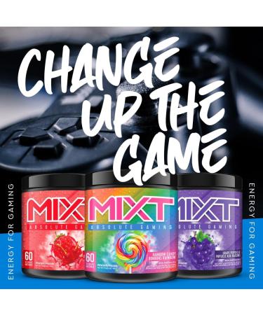 MIXT Energy Drink Mix Energy Powder 8 Hour Energy Formula Designed for Concentration Focus and Hours of Energy Without the Crash Sugar Free (60 Servings Rainbow Candy)y 200 g (Pack of 1) - Buy Online on GoSupps.com