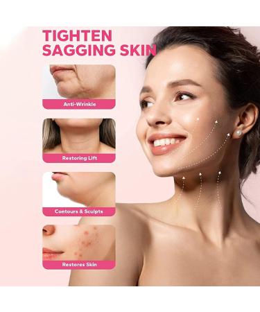 V Line Lifting Mask - Hydrogel Collagen Chin Firming Mask with Aloe Vera & Seaweed | Anti-Wrinkle Face Masks (3 Pack - Buy Online on GoSupps.com