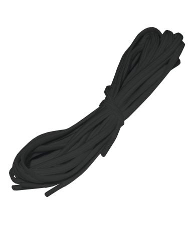 Rehabilitation Advantage Elastic Shoelaces  Black  26 Inch Black 26 Inch