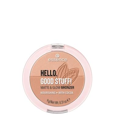 Essence Hello Good Stuff! Matte & Glow Bronzer - Vegan Multi-Colored Bronzing Powder with Cocoa 9g - Buy Online on GoSupps.com