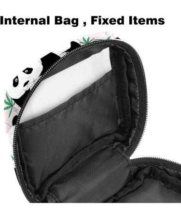Portable Women's Panda Bamboo Pattern Napkin Storage Bag | Cute Menstruation & First Period Essentials - Buy Online on GoSupps.com