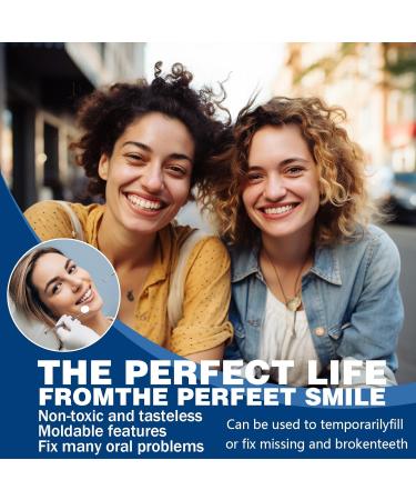 Allony Tooth Repair Set - Dental Adhesive for Fixing Gaps & Broken Teeth | DIY Denture Solution - Buy Online on GoSupps.com