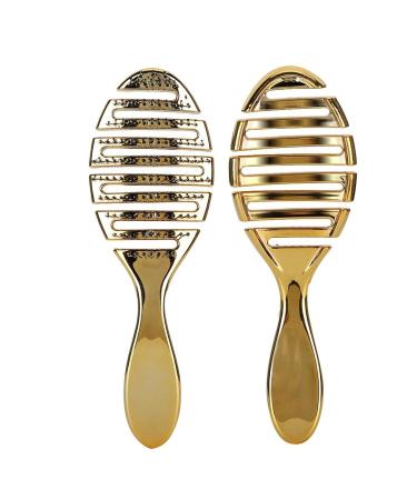Professional Hairdressing Styling Comb for Long Curly Hair - Golden Oil Head Comb for Home & Party Use - Buy Online on GoSupps.com
