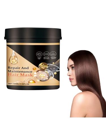 STRAIGHT Nourishing and repairing hair mask 100 ml hair mask for indepth repair moisturizing and restorative leavein conditioner cream moisturizing hair mask for dry and durable hair