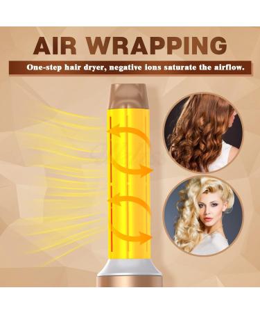 ZCVTBYE 7-in-1 Air Styling System - High-Speed 110 000 RPM Blow Dryer Hot Air Brush Curling Wand & Volumizer (White) - Perfect for Salon Quality Hair at Home - Buy Online on GoSupps.com
