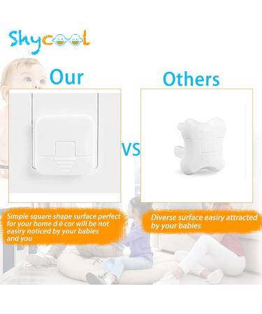 Baby Proofing Outlet Protector Plugs - 37 Pack Hidden Pull Handle Electrical Safety Outlet Covers Not Easy for Child Remove Prevent Babies from Block Electric Shock Risk - Buy Online on GoSupps.com