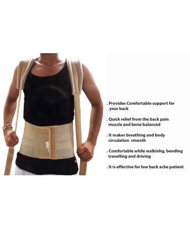 Wonder Care Posture Corrector Brace for Scoliosis & Kyphosis - Back Pain Relief Belt for Men & Women (Model B-105 - Buy Online on GoSupps.com