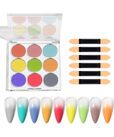 Poudre Scintillante Pour Ongles | Finition Miroir Arc-En- Poudre pour Ongles | D coration Arc-en-D grad Brillante DIY pour P ques Halloween No l CF01 - Buy Online on GoSupps.com