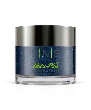 SNS Nail Dip Powder  Gelous Color Dipping Powder - Blue Bayou (Blue/Teal  Glitter) - Long-Lasting Acrylic Nail Color & Polish Lasts 14 Days - Low-Odor & No UV Lamp - 1 Oz CT11 Blue Bayou