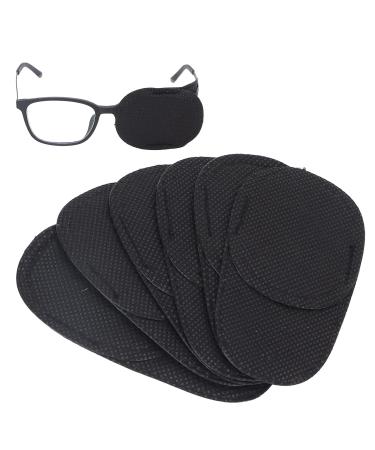 Buy Ultra-Soft Black Lazy Eye Patch Set | Medium Size Skin-Friendly & Breathable Flap for Strabismus | 6-Part International Shipping - Buy Online on GoSupps.com
