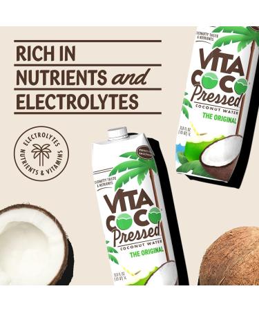 Vita Coco Pressed Coconut Water 1L - Pure and Refreshing Hydration - Buy Online on GoSupps.com