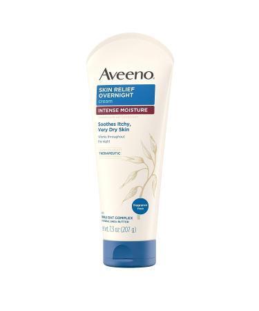Aveeno Skin Relief Overnight Intense Moisture Cream with Triple Oat Complex & Shea Butter 7.3 oz - Buy Online on GoSupps.com