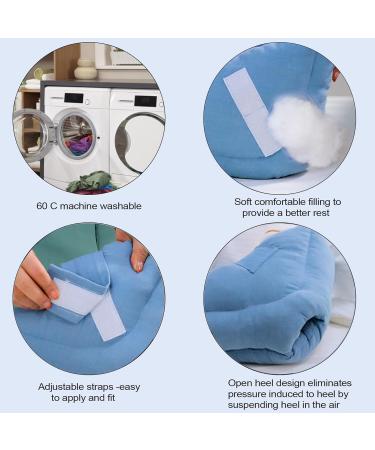 Heel Protector Cushion | Pressure Sore Relief for Bedridden Patients | Heel Cushions for Pain Relief & Bed Sores - Buy Online on GoSupps.com