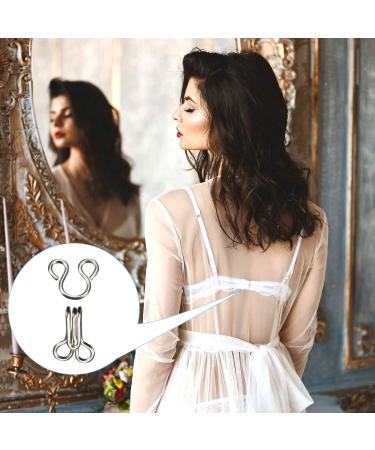 100 Pairs Skirt Sewing Hooks and Eyes Snaps Kit | Metal Fasteners for Dress DIY Crafting | 2 Colors - Buy Online on GoSupps.com