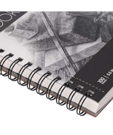 Amazon Basics Sketch Pad  5.5"x8.5"  67 lb. / 100 gsm  100 Sheets  White 5.5"x8.5" Sketch Pad - Buy Online on GoSupps.com