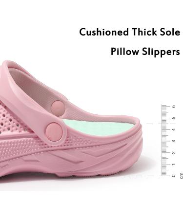 INMINPIN Orthopedic Garden Clogs with Arch Support & Plantar Fasciitis Insoles - Sweet Pink (Size 8-9 Women/6-7 Men) - Buy Online on GoSupps.com