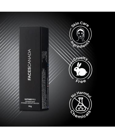 FA..CES/ CANADA Ultime Pro Primerizer Primer + Moisturizer 30 g | Skin Perfecting & Hydrating Face Primer | Flawless Look | Minimizes Pores & Fine Lines | Shea Butter Vitamin E Antioxidants Enriched - Buy Online on GoSupps.com