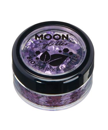 Biodegradable Eco-Glitter | 100% Organic Cosmetic Glitter for Face Body Nails Hair & Lips | Moon Glitter - 3G Box Set - Buy Online on GoSupps.com