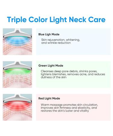 Red Light Therapy Face Massager for Neck Lines, Wrinkles & Double Chin Reduction - Buy Online on GoSupps.com