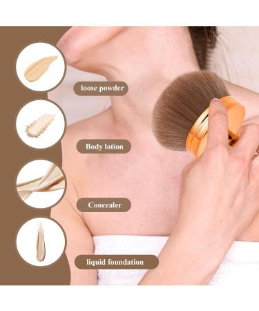 Extra Large Body Makeup Brush - 3 Inch Self Tanning & Blending Brush for Flawless Tan & Bronzer Coverage | Perfect for Kabuki Powder and Blusher - Buy Online on GoSupps.com