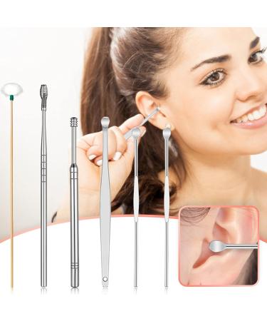 Stainless Steel Ear Wax Cleaning Tool Set for Sound Sleep - Innovative Beauty Tools for Ear Spring Cleaning (One Size) - Buy Online on GoSupps.com