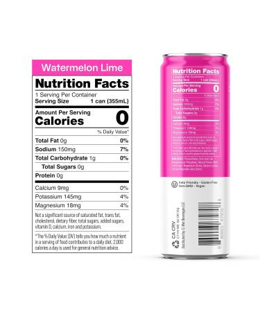 Buy Wet Hydration Electrolyte Drink - Sugar Free Gluten Free Watermelon Lemon Lime Flavor 12 Pack | Functional Hydration for International Shipping - Buy Online on GoSupps.com