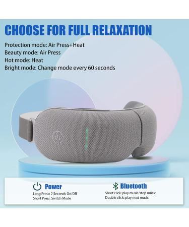 Buy Nadie Smart Eye Massager with Heat | Bluetooth Music 4 Modes & Vibration for Eye Strain & Migraines - International Shipping Available - Buy Online on GoSupps.com