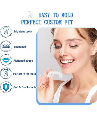 2 Pairs Artificial Teeth - Brighten Cosmetic Veneers for Men & Women | Immediate Dentures & Plug-In Solutions - Buy Online on GoSupps.com