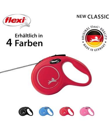 Buy Flexi New Classic XS Rope 3m for Small Dogs up to 8kg - Red | International Shipping - Buy Online on GoSupps.com
